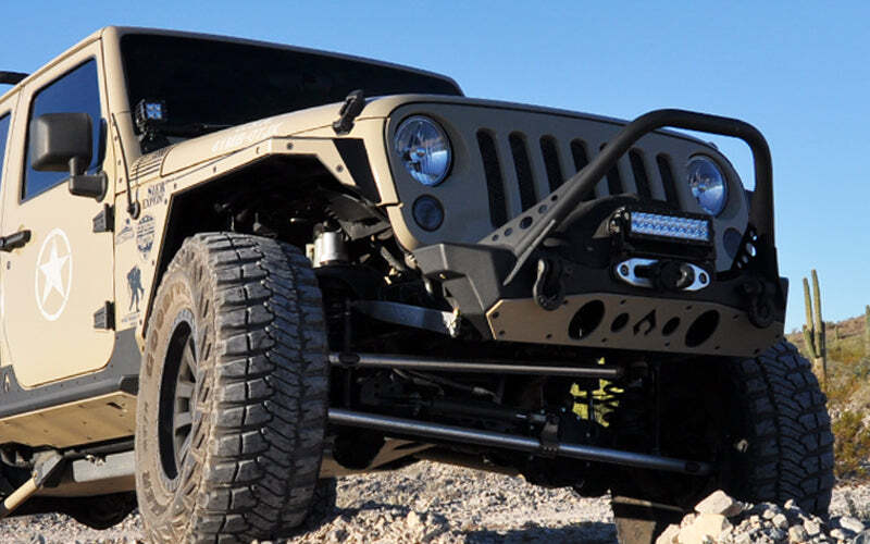 Jeep Wrangler JK Bumper - Front - Artec Industries - Rock Guard - `07-`18